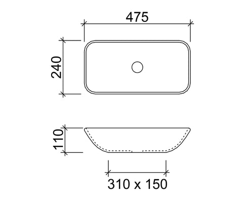 Bloom Above Counter Basin